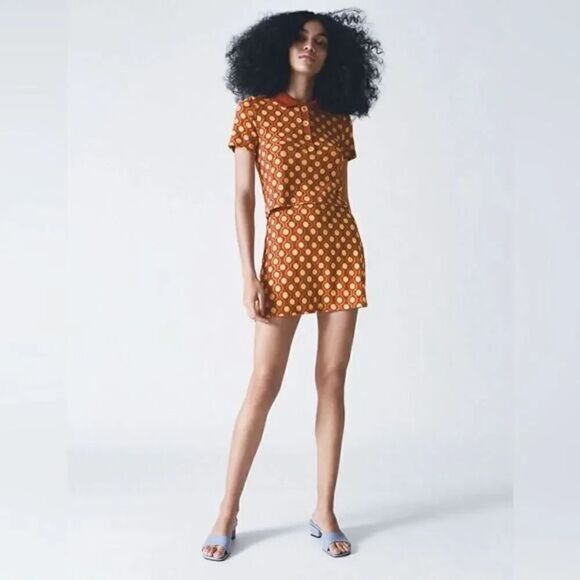 ZARA GEOMETRIC‎ PRINT SKIRT - Picture 4 of 6